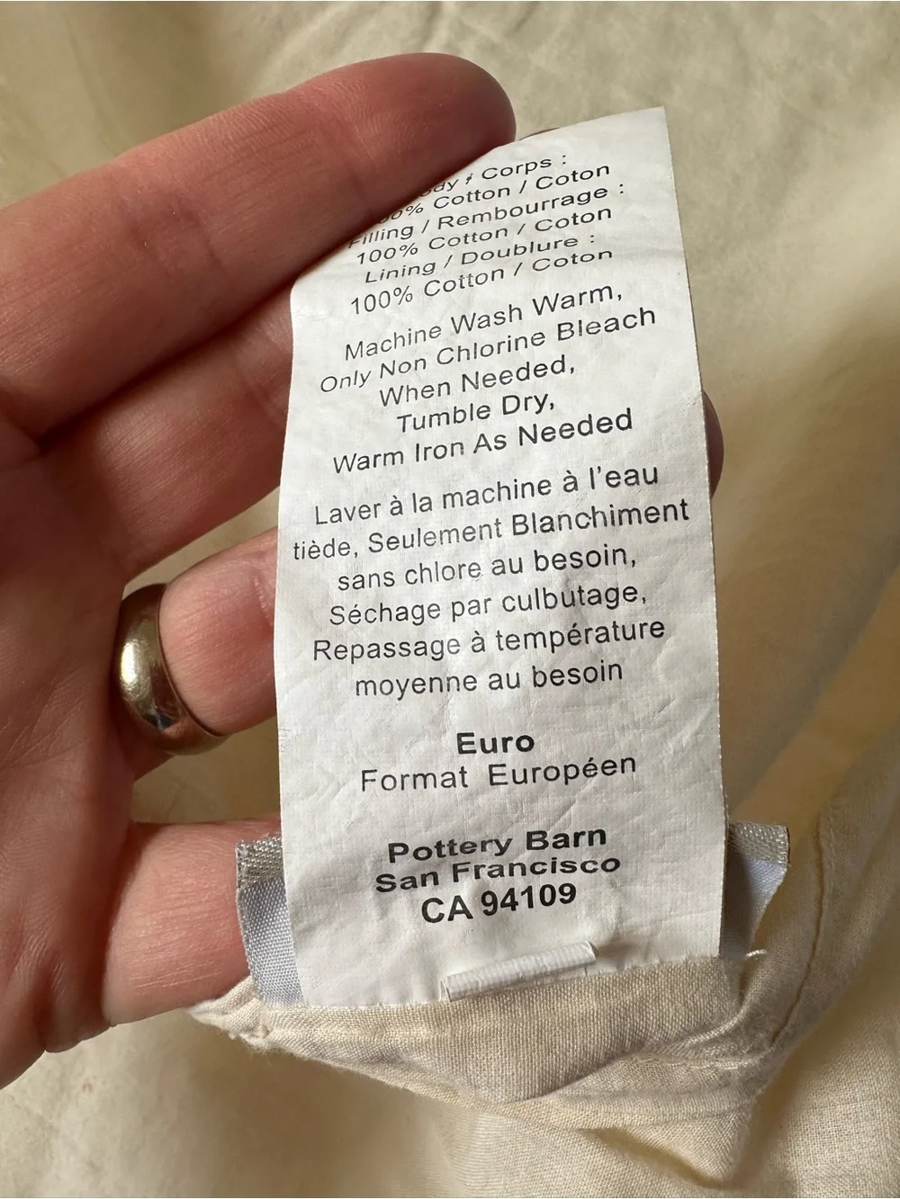 Pottery Barn 100% Cotton 2 Shams